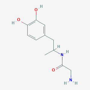 N-[1-(3,4-Dihydroxyphenyl)-2-propanyl]glycinamide