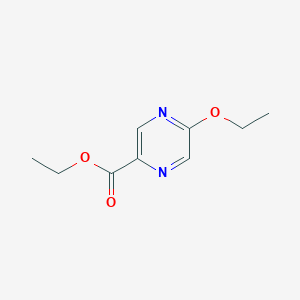 molecular formula C9H12N2O3 B1375393 5-乙氧基吡嗪-2-羧酸乙酯 CAS No. 1262803-60-0