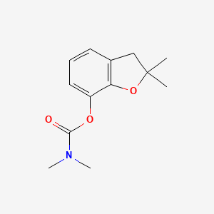 7-Benzofuranol, 2,3-dihydro-2,2-dimethyl-, dimethylcarbamate