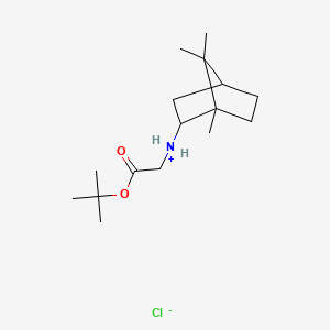 (+-)-endo-N-2-Bornylglycine tert-butyl ester hydrochloride