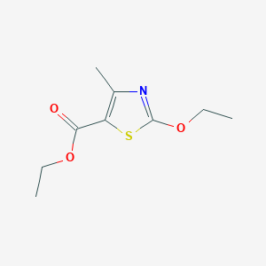 B137542 Ethyl 2-ethoxy-4-methyl-1,3-thiazole-5-carboxylate CAS No. 156498-54-3