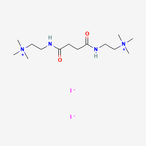 Ammonium, succinylbis(iminoethylene)bis(trimethyl-, diiodide