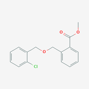 Methyl 2-[(2-chlorophenyl)methoxymethyl]benzoate