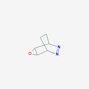 molecular formula C6H8N2O B137543 3-Oxa-6,7-diazatricyclo[3.2.2.02,4]non-6-ene CAS No. 131726-56-2