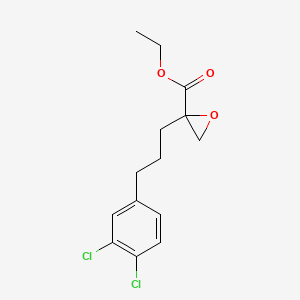 Ethyl 2-(3-(3,4-dichlorophenyl)propyl)oxirane-2-carboxylate