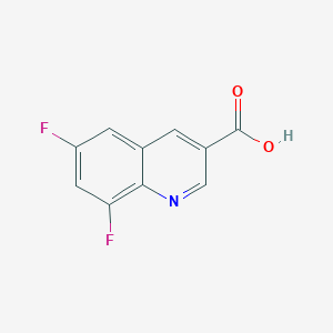 molecular formula C10H5F2NO2 B13754347 6,8-Difluoroquinoline-3-carboxylic acid 