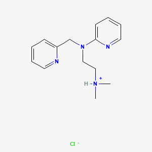 Ethylenediamine, N,N-dimethyl-N'-(2-pyridyl)-N'-(2-pyridylmethyl)-, hydrochloride