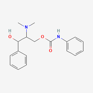 2-(Dimethylamino)-3-hydroxy-3-phenylpropyl carbanilate