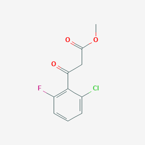 molecular formula C10H8ClFO3 B1375442 3-(2-氯-6-氟苯基)-3-氧代丙酸甲酯 CAS No. 868373-87-9