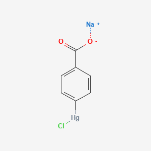 Sodium;(4-carboxylatophenyl)-chloromercury