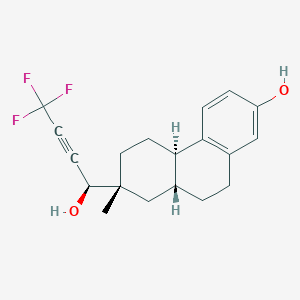 B137545 Trifluoromethylacetylene methyl alcohol CAS No. 128496-66-2