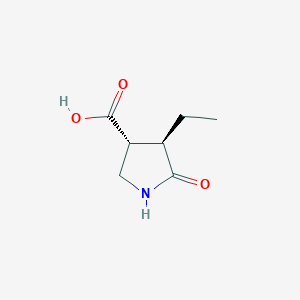 (3R,4R)-4-Ethyl-5-oxopyrrolidine-3-carboxylic acid