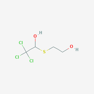 2,2,2-Trichloro-1-(2-hydroxyethylsulfanyl)ethanol