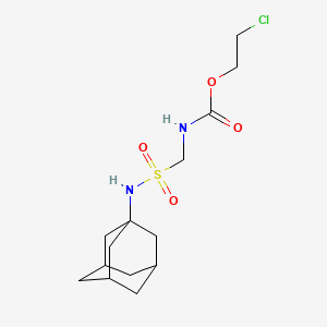 2-Chloroethyl methyl((tricyclo(3.3.1.1(sup 3,7))decylamino)sulfonyl)carbamate