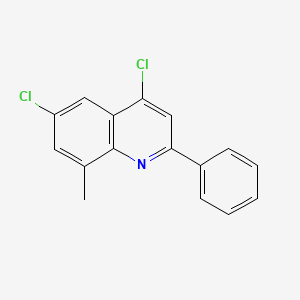 4,6-Dichloro-8-methyl-2-phenylquinoline