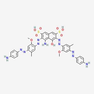 2,7-Naphthalenedisulfonic acid, 4-amino-3,6-bis[[4-[(4-aminophenyl)azo]-2-methoxy-5-methylphenyl]azo]-5-hydroxy-