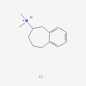 (+-)-6-Dimethylamino-6,7,8,9-tetrahydro-5H-benzocycloheptene hydrochloride