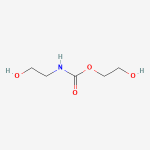 molecular formula C5H11NO4 B13754580 2-Hydroxyethyl 2-hydroxyethylcarbamate CAS No. 7506-80-1