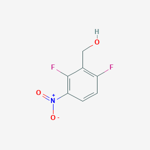 molecular formula C7H5F2NO3 B1375462 (2,6-二氟-3-硝基苯基)甲醇 CAS No. 206884-26-6