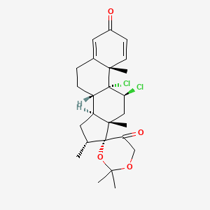 16alpha-Methyl dichlorisone-17,21-acetonide