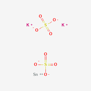 molecular formula K2O8S2Sn B13754840 dipotassium;tin(2+);disulfate CAS No. 27790-37-0