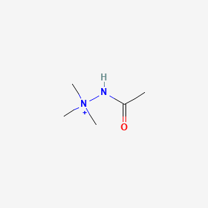 Acetamido(trimethyl)azanium