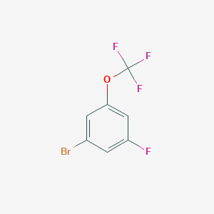 molecular formula C7H3BrF4O B1375501 1-Bromo-3-fluoro-5-(trifluoromethoxy)benzene CAS No. 1129541-09-8