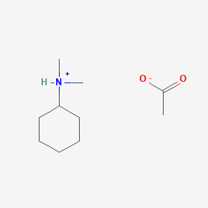 Cyclohexyldimethylammonium acetate