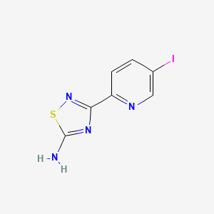 3-(5-Iodopyridin-2-yl)-1,2,4-thiadiazol-5-amine