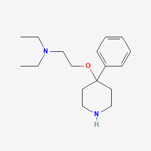 Diethyl(2-((4-phenylpiperidin-4-yl)oxy))ethylamine