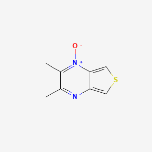 Thieno[3,4-B]pyrazine, 2,3-dimethyl-, 1-oxide (9CI)