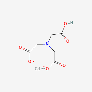 molecular formula C6H7CdNO6 B13755171 Cadmium nitrilotriacetate CAS No. 49784-44-3