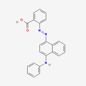 2-((4-(Phenylamino)-1-naphthyl)azo)benzoic acid