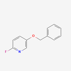 molecular formula C12H10FNO B1375528 5-(Benzyloxy)-2-fluoropyridine CAS No. 1204483-95-3