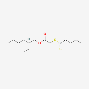 Acetic acid, [(butylthioxostannyl)thio]-, 2-ethylhexyl ester