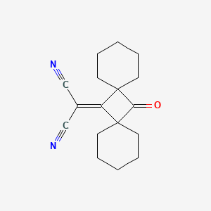 Malononitrile, (7-oxo-14-dispiro(5.1.5.1)tetradecanylidene)-