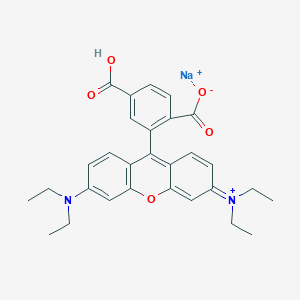 Xanthylium, 9-(2,5-dicarboxyphenyl)-3,6-bis(diethylamino)-, inner salt, sodium salt