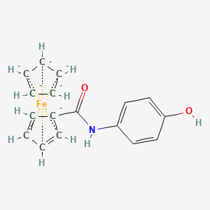 cyclopentane;N-(4-hydroxyphenyl)cyclopenta-2,4-diene-1-carboxamide;iron