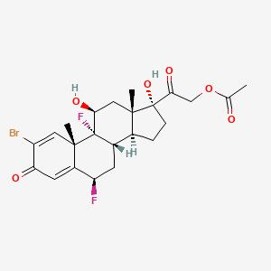 2-Bromo-6beta,9-difluoro-11beta,17,21-trihydroxypregna-1,4-diene-3,20-dione 21-acetate