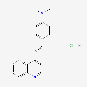 Quinoline, 4-(p-(dimethylamino)styryl)-, monohydrochloride