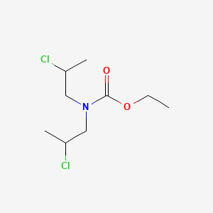 Bis(2-chloropropyl)carbamic acid, ethyl ester