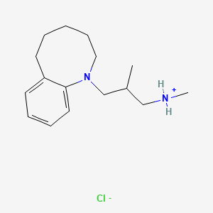 1-Benzazocine, 1,2,3,4,5,6-hexahydro-1-(2'-methyl-3'-(N-methylamino)propyl)-, hydrochloride