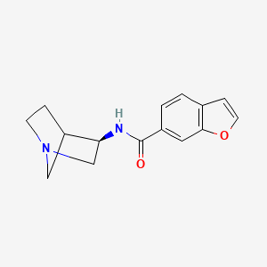 N-[(3R)-1-azabicyclo[2.2.1]heptan-3-yl]-1-benzofuran-6-carboxamide