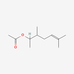 molecular formula C11H20O2 B13755532 2,5-Dimethyl-2-hepten-6-yl acetate CAS No. 63270-15-5