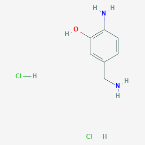molecular formula C7H12Cl2N2O B1375561 2-氨基-5-氨甲基-苯酚二盐酸盐 CAS No. 943751-53-9