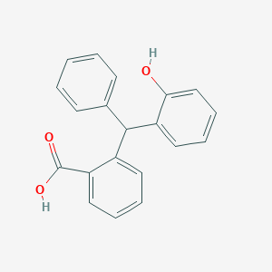 2-[(2-Hydroxyphenyl)phenylmethyl]benzoic acid