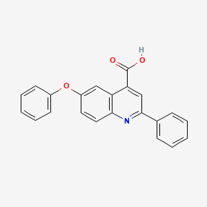 6-Phenoxy-2-phenylquinoline-4-carboxylic acid