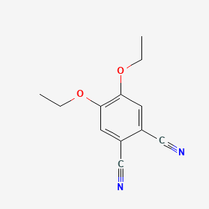 molecular formula C12H12N2O2 B13755812 4,5-Diethoxyphthalonitrile 