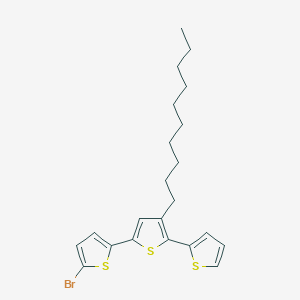 5-(5-Bromothiophen-2-yl)-3-decyl-2-thiophen-2-ylthiophene