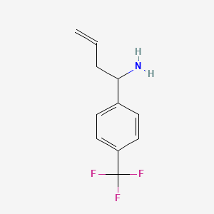 1-(4-Trifluoromethylphenyl)-but-3-enylamine